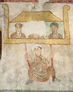 Sint Proculus ontsnapt uit de stad Verona door Italian School